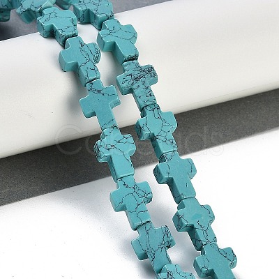 Synthetic Turquoise Beads Strands G-I369-A09-02-1