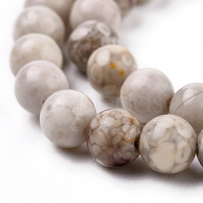 Natural Maifanite/Maifan Stone Beads Strands X-G-F353-4mm-1