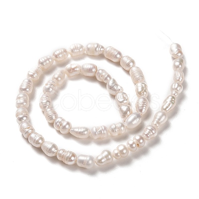 Natural Cultured Freshwater Pearl Beads Strands PEAR-L033-64-01-1