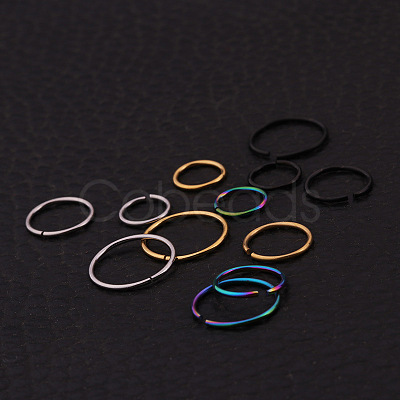 316L Stainless Steel Hoop Nose Rings WG46E6D-11-1