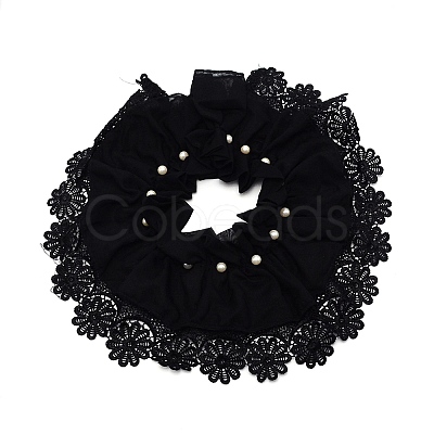 Embroidered Floral Chiffon Collar DIY-WH0265-12-1