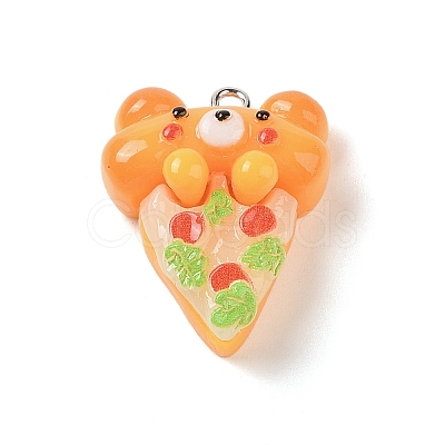 Resin Imitation Food Pendants FIND-U001-02E-1