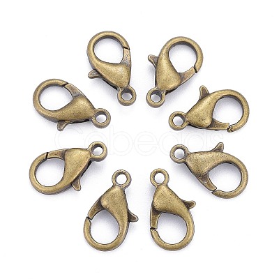 Zinc Alloy Lobster Claw Clasps E105-NFAB-1