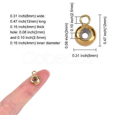 30pcs 304 Stainless Steel Tube Bails STAS-CJ0001-185G-1