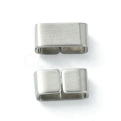 Non-Tarnish Drawing 201 Stainless Steel Slide Charms/Slider Beads STAS-C016-11P-1-1