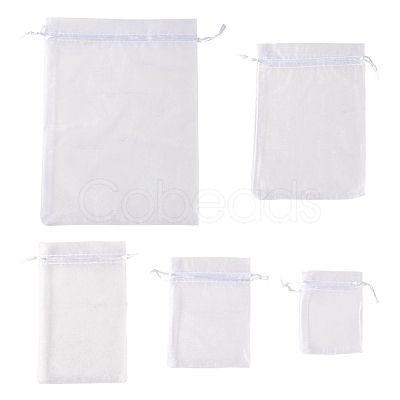 5 Style Organza Gift Bags with Drawstring OP-LS0001-01B-1