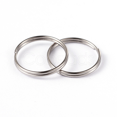 Tarnish Resistant 304 Stainless Steel Split Rings STAS-G130-40P-1