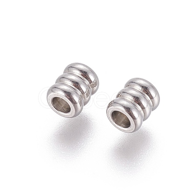 Non-Tarnish 202 Stainless Steel Beads X-STAS-F205-08P-1