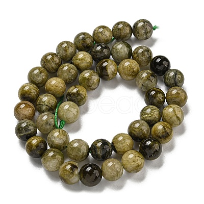 Natural Green Tourmaline Beads Strands G-B099-C05-05-1