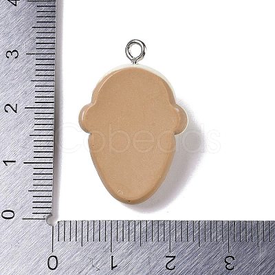 Opaque Resin Pendants RESI-S403-03L-1