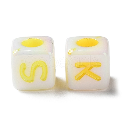 Opaque Acrylic Enamel Beads MACR-D082-06-1