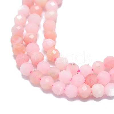 Natural Pink Opal Beads Strands G-G106-C04-02-1