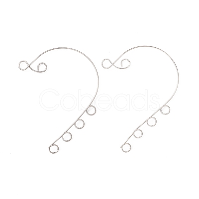 Tarnish Resistant 316 Stainless Steel Ear Cuff Findings X-STAS-H148-04P-1