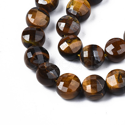 Natural Tiger Eye Beads Strands G-S359-370-1