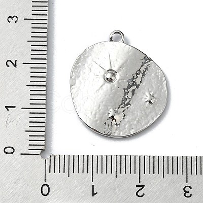 304 Stainless Steel Pendant Rhinestone Settings STAS-L022-443P-1