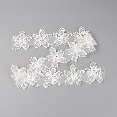 Organza Pearl Ribbon FW-TAC0003-03-1