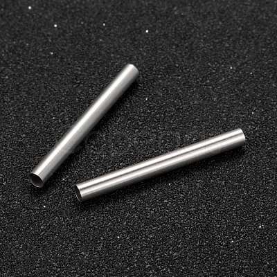 Tarnish Resistant 304 Stainless Steel Tube Beads STAS-G071-35P-1