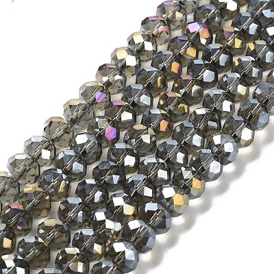 Electroplate Glass Beads Strands EGLA-A034-T1mm-B19-1