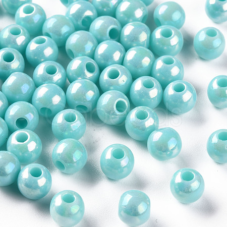 Opaque Acrylic Beads MACR-S370-D6mm-SS2107-1