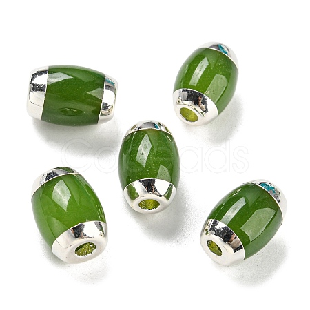 Imitation Jade Glass Beads GLAA-M045-04P-02-1