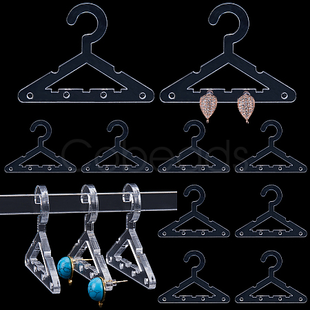 CRASPIRE 50Pcs Mini Acrylic Hangers for Earring Display EDIS-CP0001-06-1