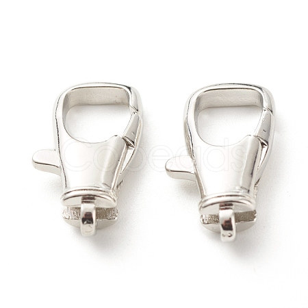 Eco-Friendly Brass Lobster Claw Clasps KK-G405-06P-RS-1