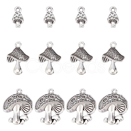 SUNNYCLUE 60Pcs 3 Styles Tibetan Style Alloy Pendants TIBEP-SC0002-27-1