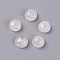 Natural Rose Quartz Cabochons, Half Round, 6x3~3.5mm