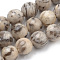 Natural Feldspar Beads Strands, Round, 8mm, Hole: 1mm, about 50pcs/strand, 15.7 inch