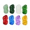 Spray Painted Imitation Jade Glass Beads, Mixed Color, 30x15.5x8.5mm, Hole: 1.6mm