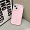 Candy Solid Color Matte Silicone Mobile Phone Cover, Pink, 14.7x7.15x0.8cm, Fit for iphone 13 Pro