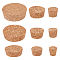 BENECREAT 56Pcs 9 Style Cork Bottle Stoppers, Wine Accessories, BurlyWood, 15~62.5x17~20.5mm