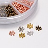 Snowflake Zinc Alloy Beads Spacers PALLOY-X0032-B-2