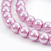 Eco-Friendly Dyed Glass Pearl Round Beads Strands HY-A002-6mm-RB013-3