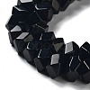 Natural Obsidian Beads Strands G-D091-A16-4
