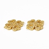 Brass Micro Pave Clear Cubic Zirconia Connector Charms KK-E068-VB346-3