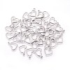 Tarnish Resistant 304 Stainless Steel Open Charms X-STAS-F187-03P-2