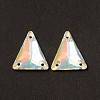Triangle Shape Sew on Rhinestone GLAA-A024-06C-001LA-1