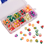 150Pcs 10 Style Handmade Polymer Clay Beads CLAY-CJ0001-23-3