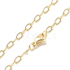Brass Cable Chains Necklace for Women NJEW-P265-32G-1