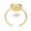 Brass Micro Pave Clear Cubic Zirconia Cuff Rings RJEW-N035-030-NF-3