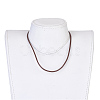 Leather Cord Wrap Bracelets/Necklace BJEW-JB03920-M-5