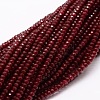 Dyed Natural Malaysia Jade Rondelle Beads Strands X-G-E315-2x3mm-07-1