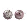 100Pcs 8mm Natural Purple Red Tourmaline Round Beads DIY-LS0002-09-3