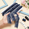 Ethnic Style Two Tone Polyester Tassel Ribbon OCOR-WH0068-79-3