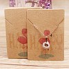 Cardboard Necklace Display Cards CDIS-F002-01A-3