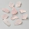 Rough Raw Natural Rose Quartz Beads G-P445-C01-1