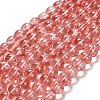 Drawbench Transparent Glass Beads Strands GLAD-Q012-8mm-01-1