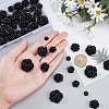   60Pcs 5 Styles Opaque Resin Cabochons CRES-PH0001-07-5