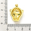 Brass Micro Pave Cubic Zirconia Pendants KK-K354-14A-G-3